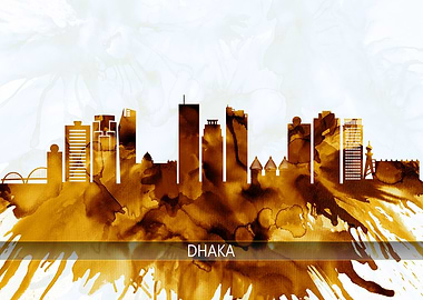 Dhaka Bangladesh Skyline