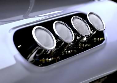 BRABHAM WHITE EXHAUST