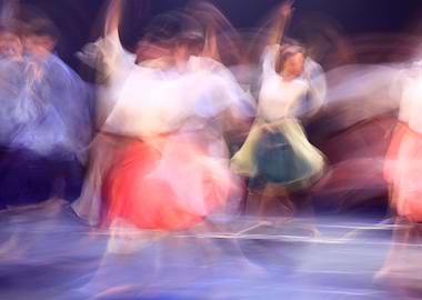 Dancers in motion