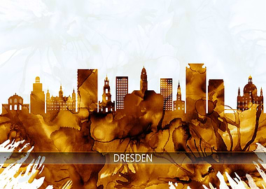 Dresden Germany Skyline