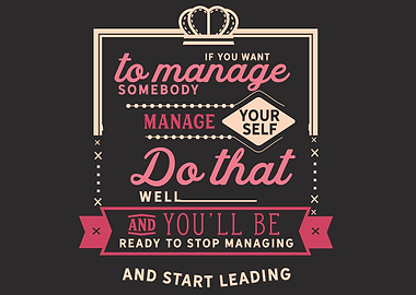 ready to stop managing