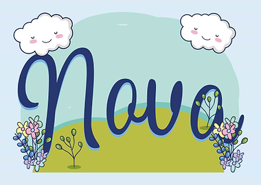 NOVA Baby Name Sign Gift