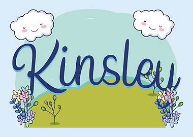 KINSLEY Baby Name Sign