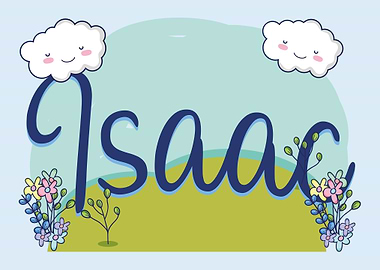 ISAAC Baby Name Sign Gift