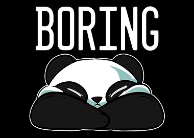 Panda boring Bored And Pan