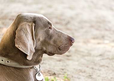 adorable Weimaraner