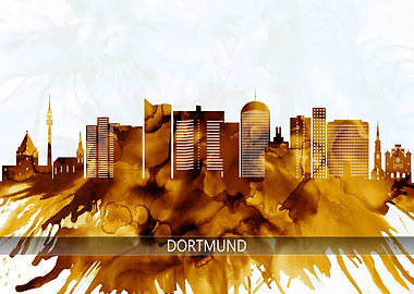 Dortmund Germany Skyline