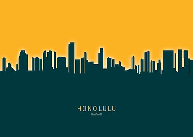 Honolulu Skyline Hawaii