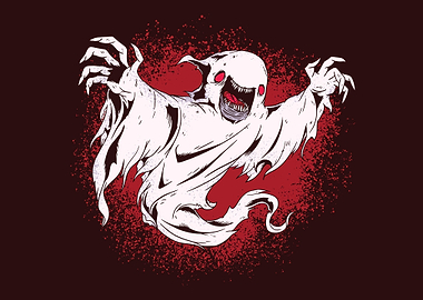 creepy ghost Illustration