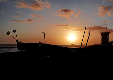 Peachy Beachy Sunset