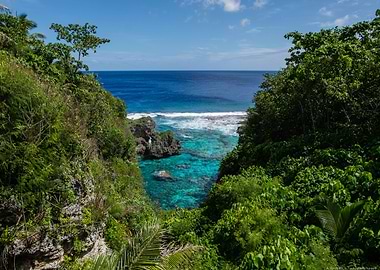 Limu Pools on Niue Island