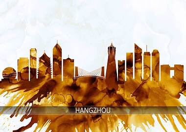 Hangzhou China Skyline