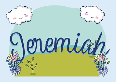 JEREMIAH Baby Name Sign