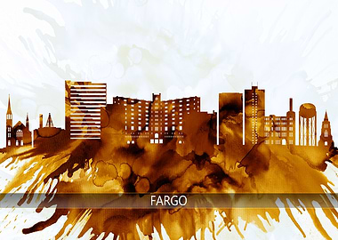 Fargo North Dakota Skyline