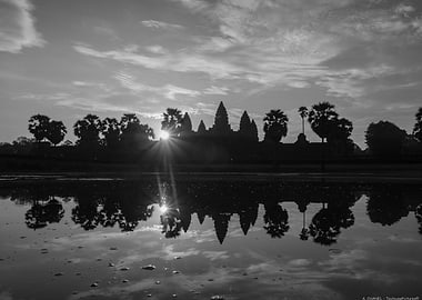 Sunset at Angkor Wat