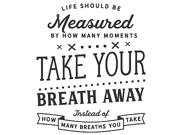 Life should be measured