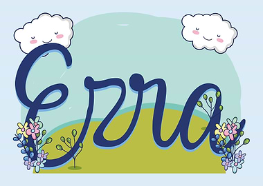 EZRA Baby Name Sign Gift