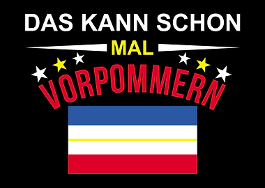 Vorpommern Lustiger Spruch