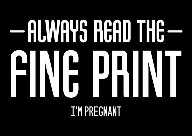 Fine Print Expecting Mothe