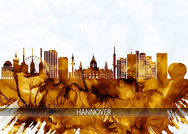 Hanover Germany Skyline