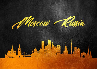 Moscow Russia Skyline