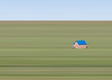 Small house in the prairie