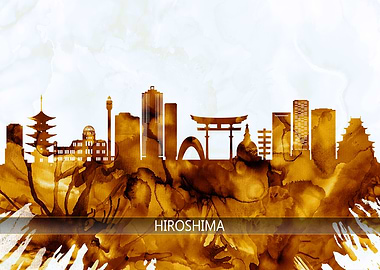 Hiroshima Japan Skyline