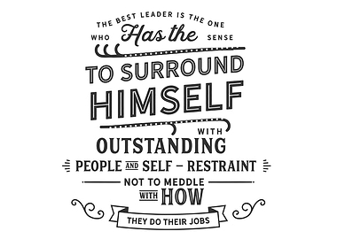 The best leader is the one