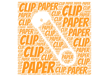 Paper Clip Word Cloud
