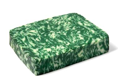 Green pesto gouda cheese