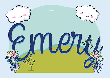 EMERY Baby Name Sign Gift