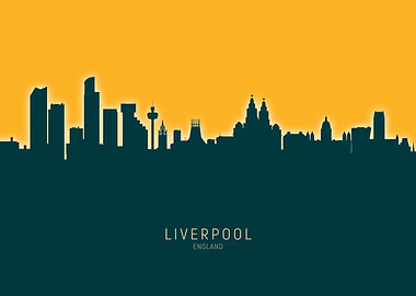 Liverpool Skyline England