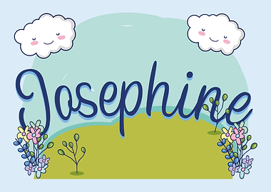 JOSEPHINE Baby Name Sign