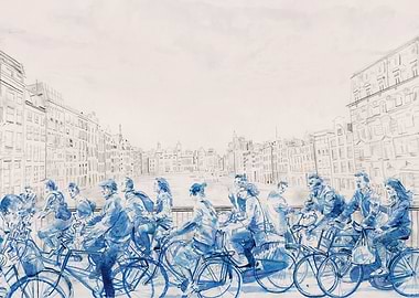 Amsterdam cyclists