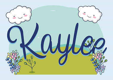KAYLEE Baby Name Sign Gift