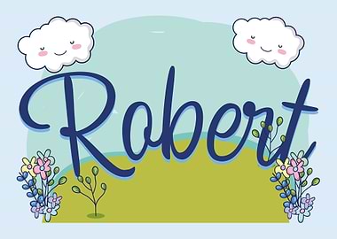 ROBERT Baby Name Sign Gift