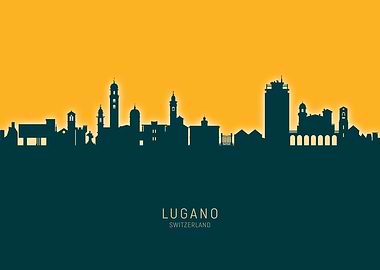 Lugano Skyline Switzerland