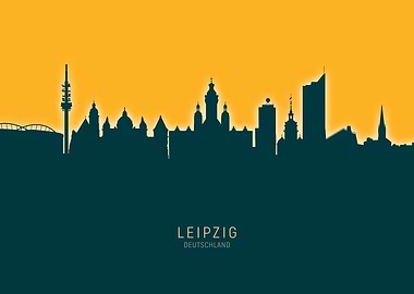 Leipzig Skyline