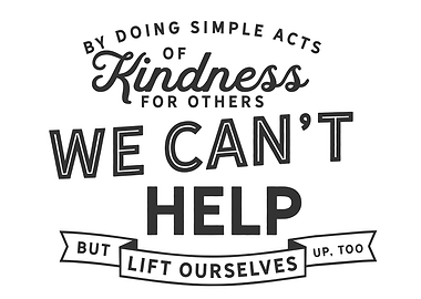 By doing simple acts