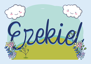 EZEKIEL Baby Name Sign