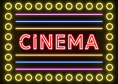 Cinema Neon Sign