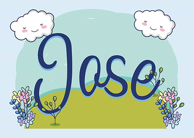 JOSE Baby Name Sign Gift