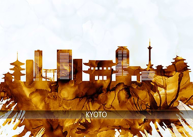 Kyoto Japan Skyline