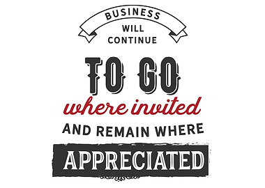 Business will continue