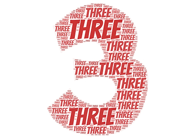 Three Word Cloud