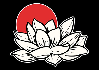 Japan Flag Flower Nature L