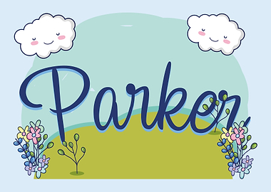 PARKER Baby Name Sign Gift