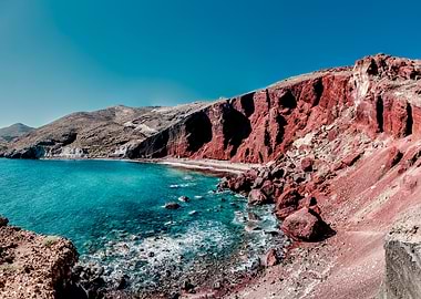 Red Beach Santorini