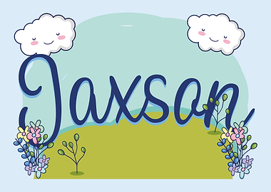 JAXSON Baby Name Sign Gift
