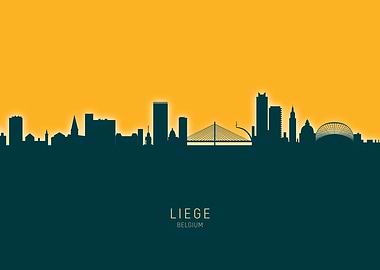 Liege Skyline Belgium